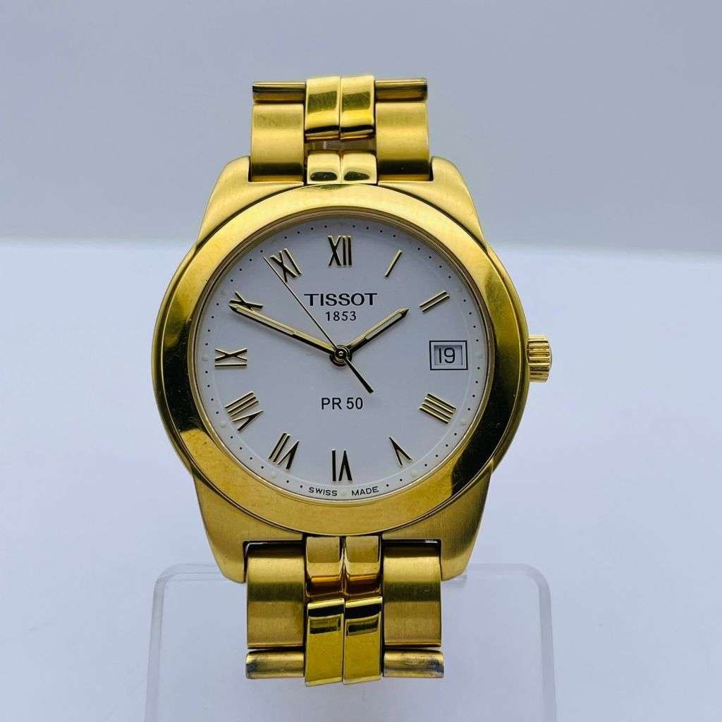 TISSOT PR50 Gold Mens Classic Watch